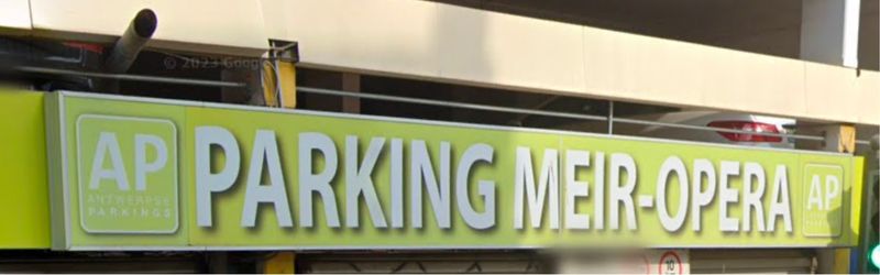 parkeergarage meir opera antwerpen